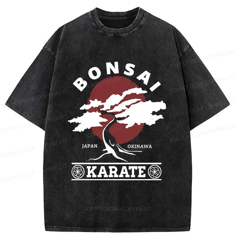 Kyoto-Lion Japan Bonsai Washed T-Shirt