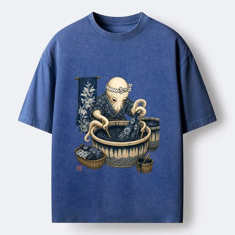 Washed Ukiyo-e T-Shirt Best Seller