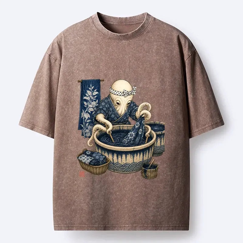 Washed Ukiyo-e T-Shirt Best Seller