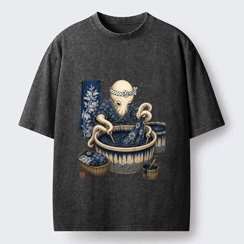Washed Ukiyo-e T-Shirt Best Seller