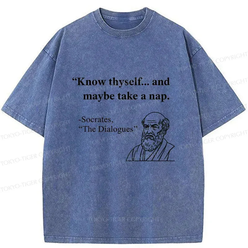 Kyoto Lion washed cotton tee with free shipping