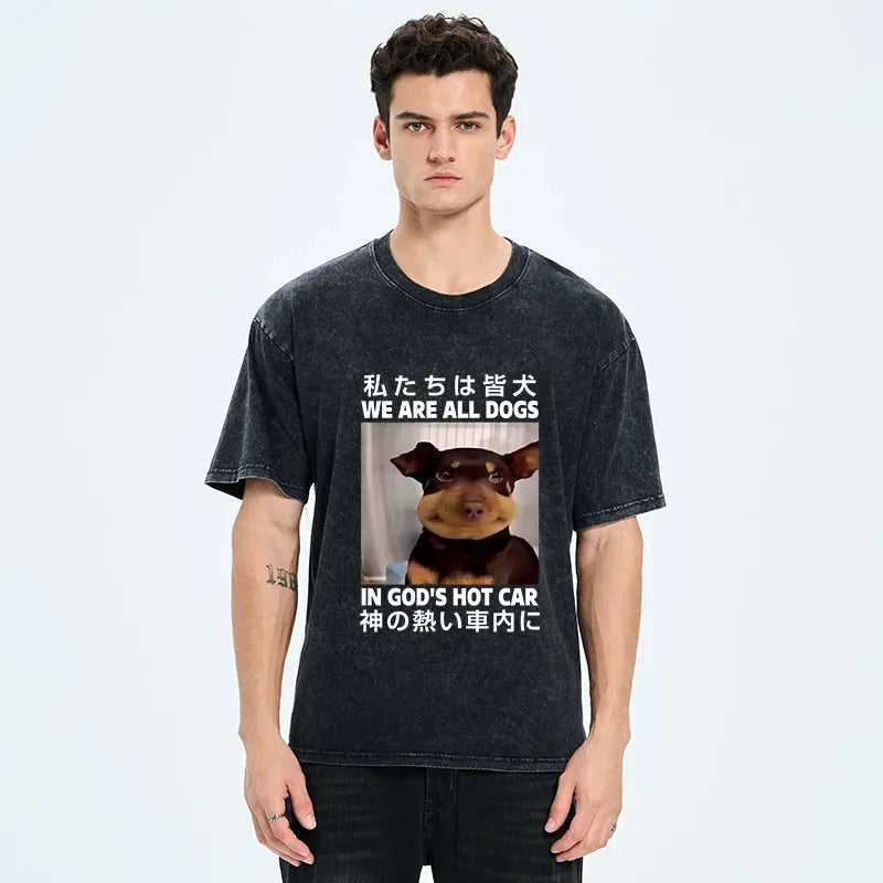 funny dog graphic tee on sale