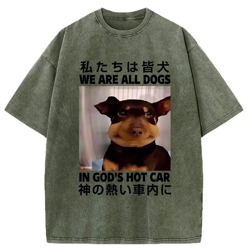 funny dog graphic tee on sale