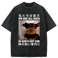 Japanese vintage style unisex cotton t-shirt