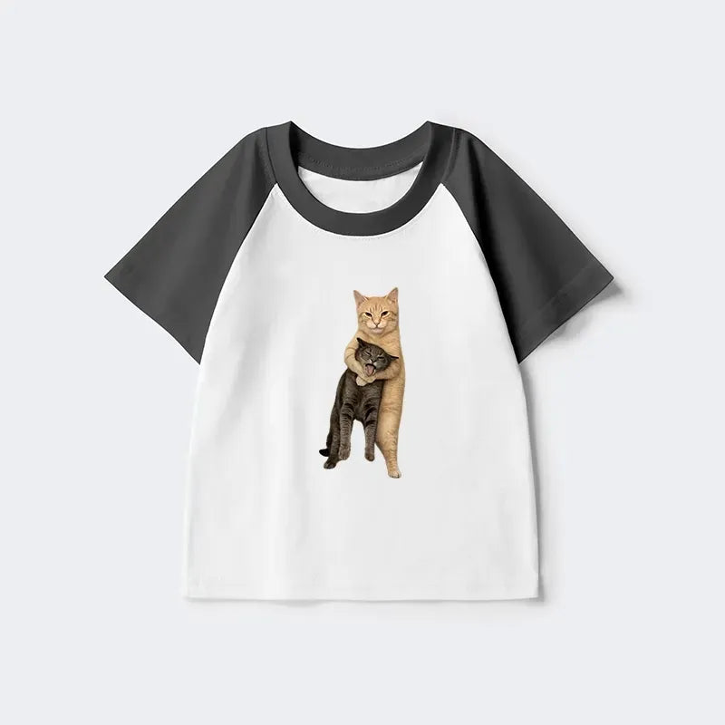 japanese cat raglan for kids