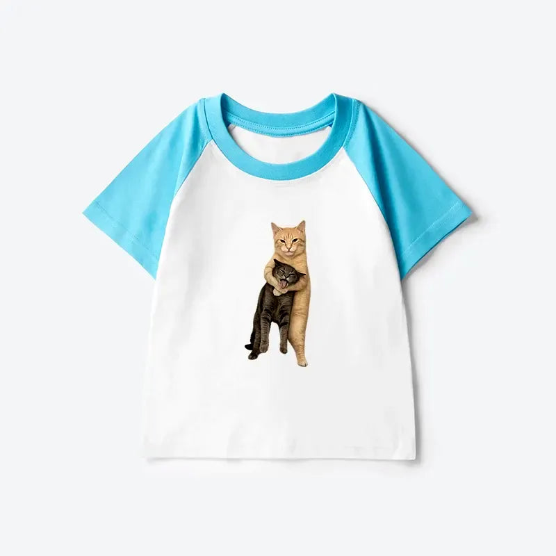 japanese cat raglan for kids