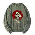 Kyoto-Lion Frog Monster Washed Sweatshirt
