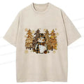 Kyoto Lion washed t-shirt for daily wear
