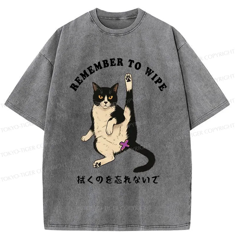 Remember To Wipe Funny T-Shirt for Unisex