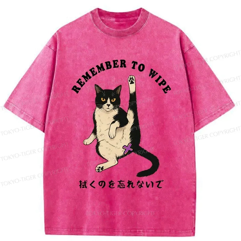 Remember To Wipe Funny T-Shirt for Unisex