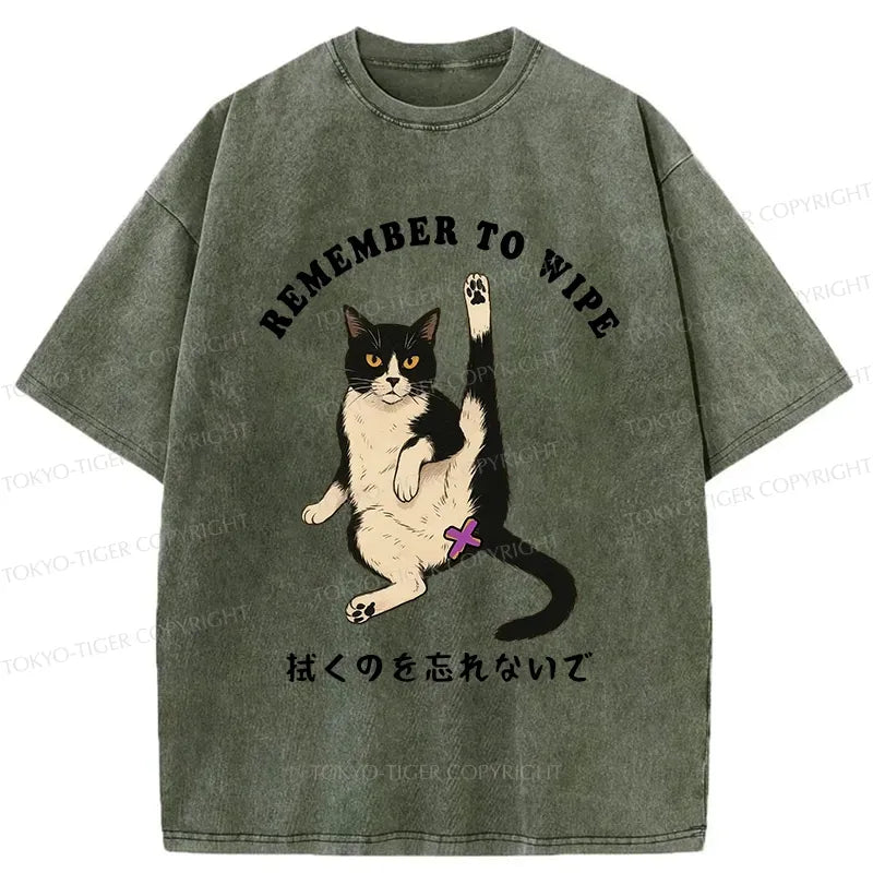 Remember To Wipe Funny T-Shirt for Unisex