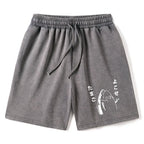 Washed Japanese Fish Shorts for Summer