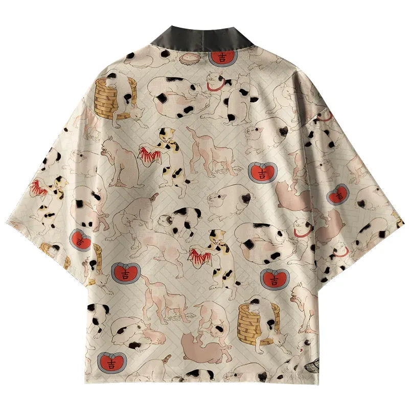 Japanese Kimono Cardigan for Daily Wear
