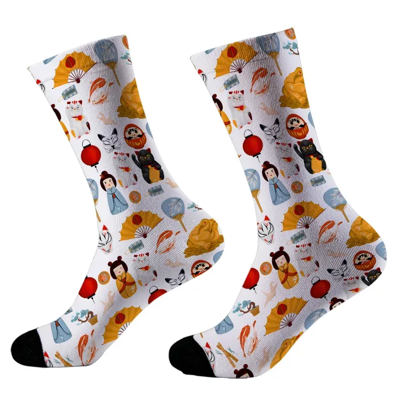Kyoto-Lion Japanese Elements Socks