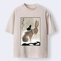 Japanese folk cat t-shirt for gift