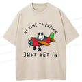 Kyoto Lion Frog Plane Tee for Gift Idea