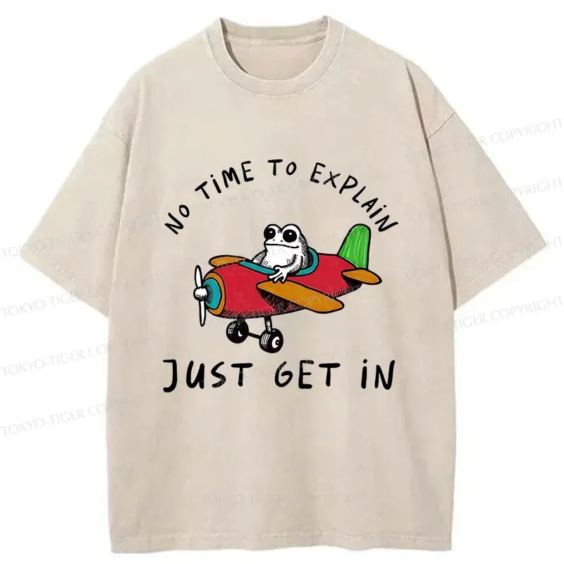 Kyoto Lion Frog Plane Tee for Gift Idea
