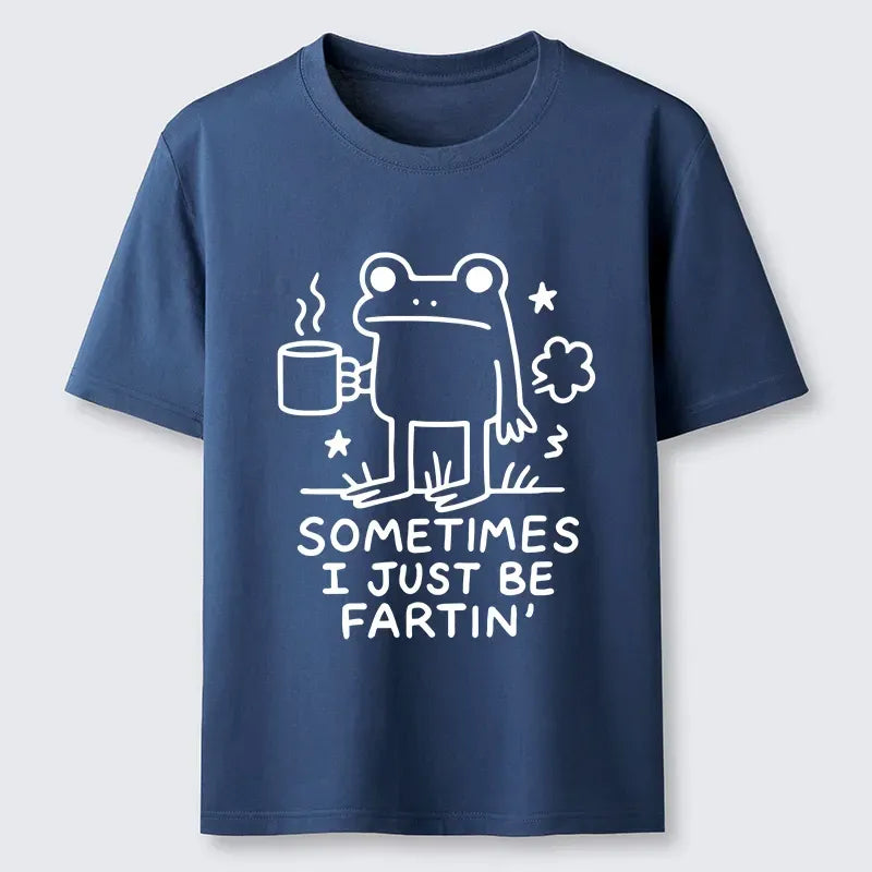 funny frog fart classic t-shirt