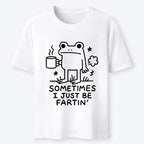 funny frog fart classic t-shirt