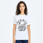 funny frog fart classic t-shirt