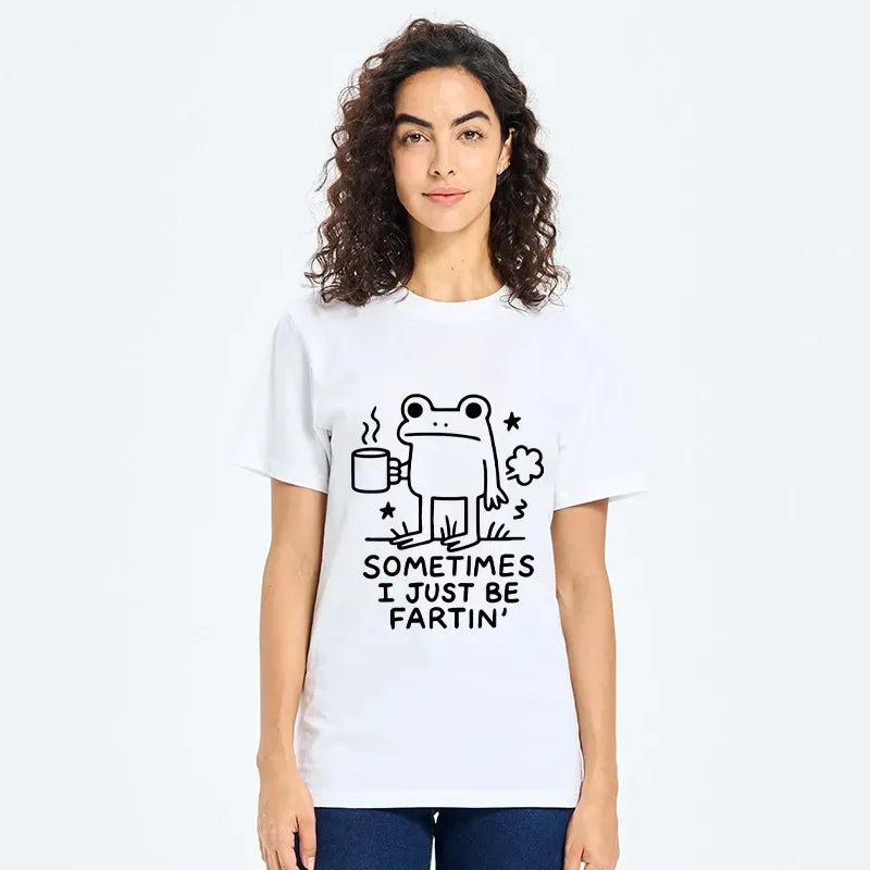 funny frog fart classic t-shirt