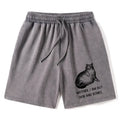 Japanese vintage washed cat shorts