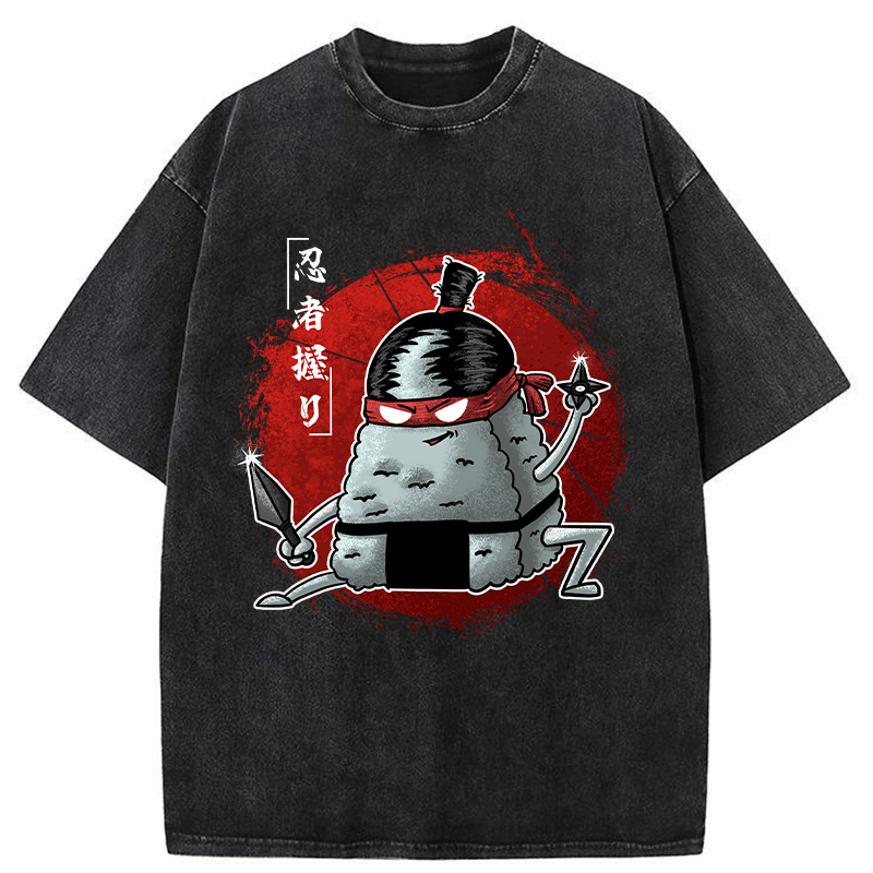 kyoto lion rice ball ninja t-shirt