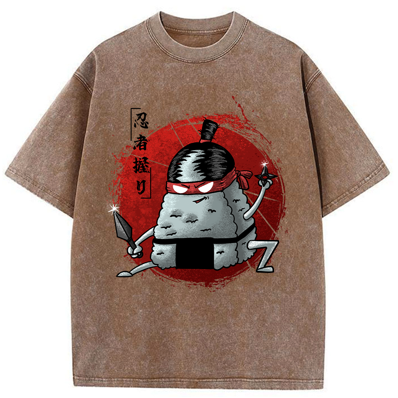 kyoto lion rice ball ninja t-shirt