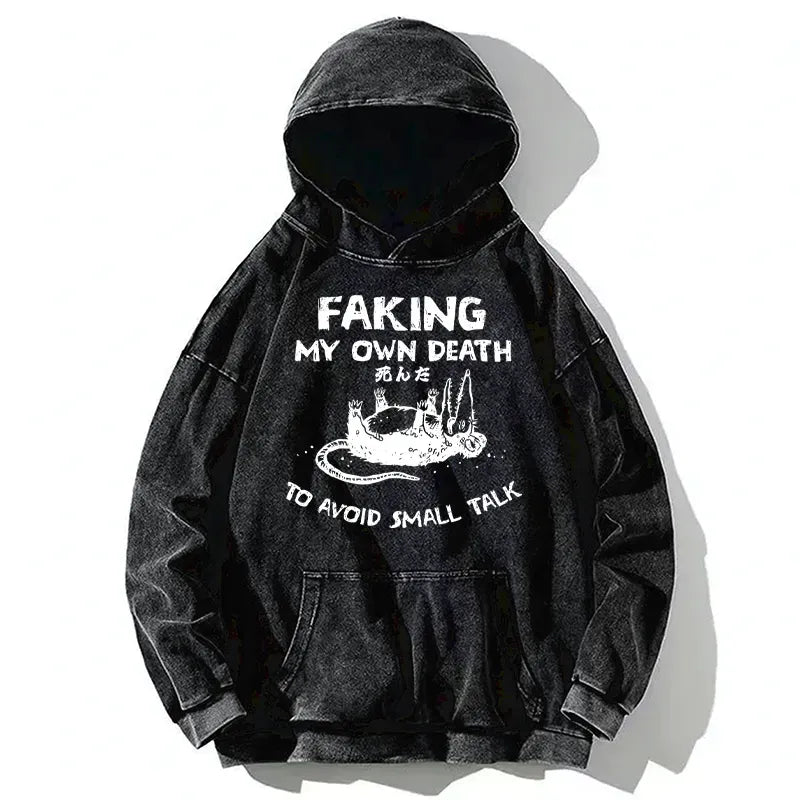Washed Unisex Hoodie for Streetwear