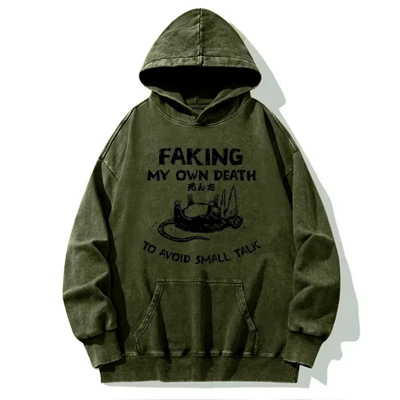 Washed Unisex Hoodie for Streetwear