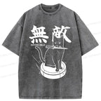 Ukiyo-e Cat T-Shirt for Summer Vacation