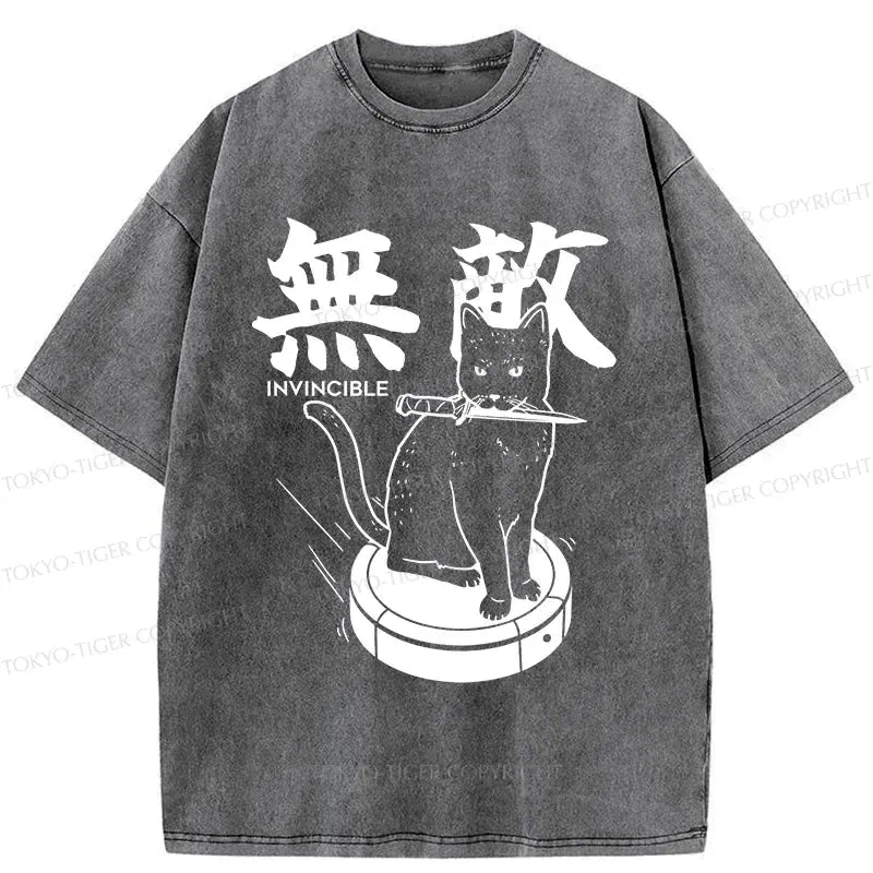 Ukiyo-e Cat T-Shirt for Summer Vacation