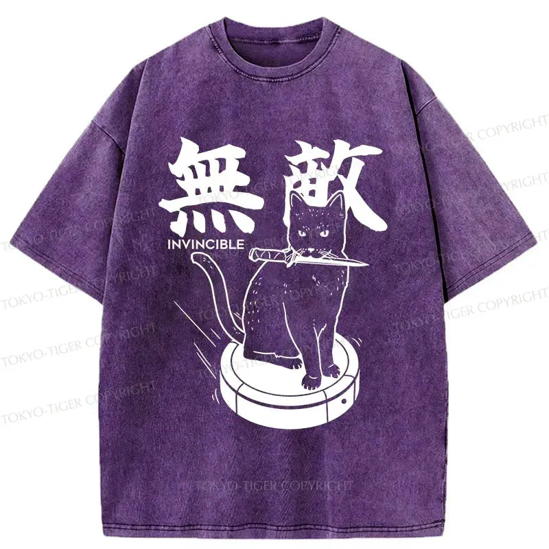 Ukiyo-e Cat T-Shirt for Summer Vacation
