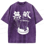 Ukiyo-e Cat T-Shirt for Summer Vacation