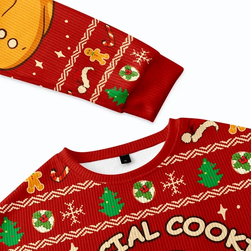 kyoto lion cookie tester christmas sweatshirt
