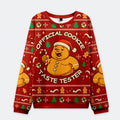 kyoto lion cookie tester christmas sweatshirt