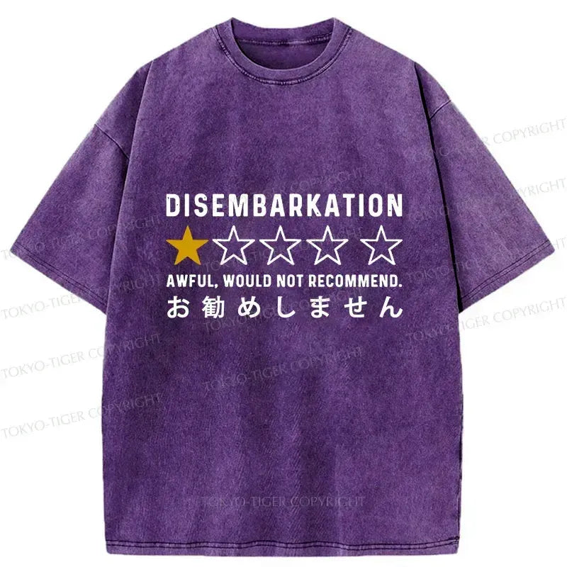 Japanese Vintage Washed T-Shirt for Daily Wear