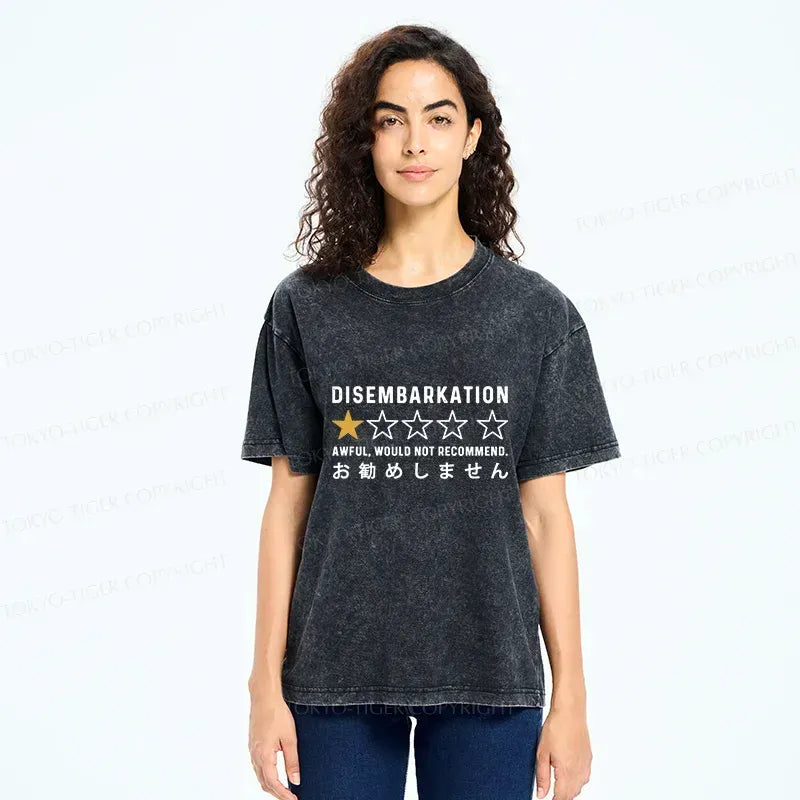 Japanese Vintage Washed T-Shirt for Daily Wear