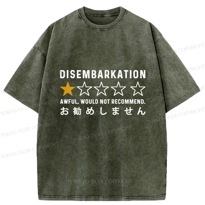 Japanese Vintage Washed T-Shirt for Daily Wear