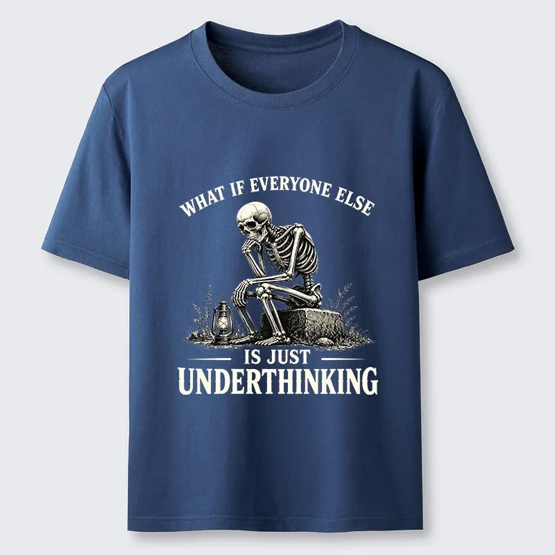 Kyoto-Lion Skeleton Deep Thought Meme Classic T-Shirt
