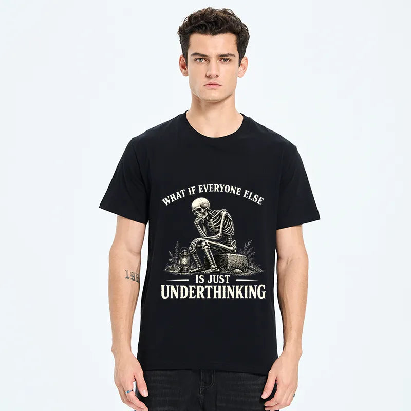 Kyoto-Lion Skeleton Deep Thought Meme Classic T-Shirt
