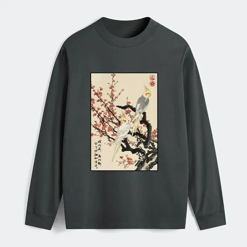 Ukiyo-e Long Sleeve Tee for Streetwear