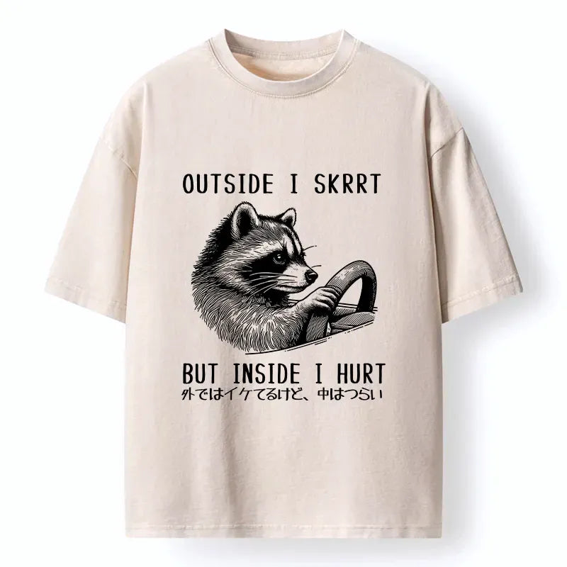 Kyoto-Lion I Am Very Hypocritical Washed T-Shirt