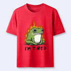 Vintage Japan Tired Frog Premium T-Shirt