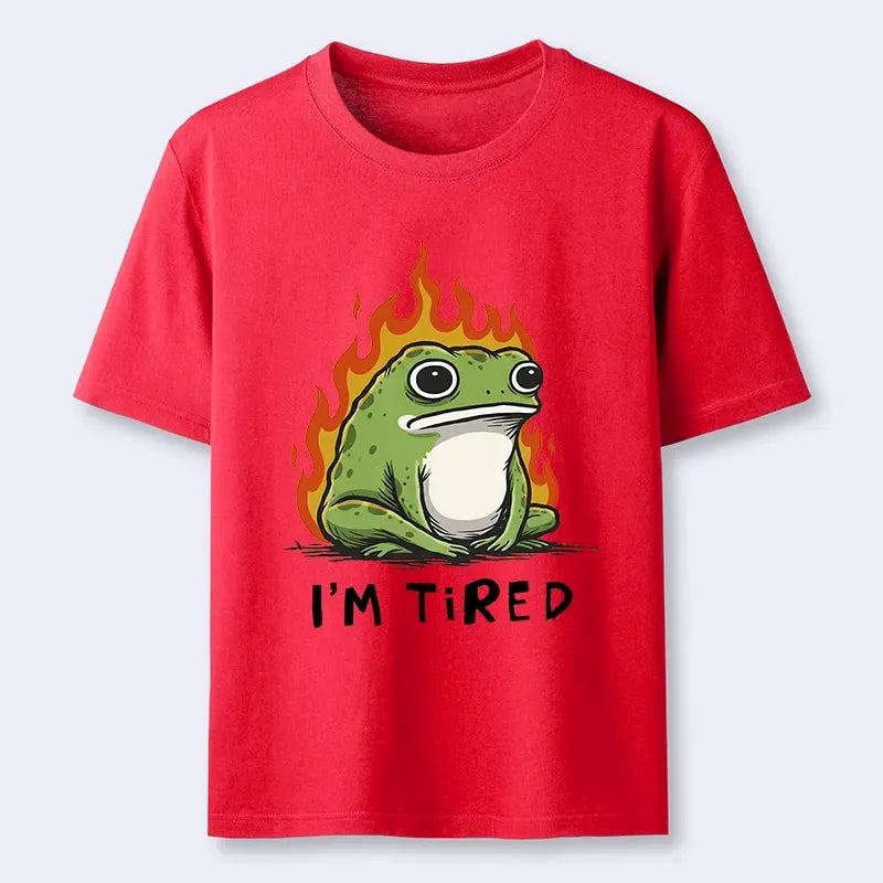 Vintage Japan Tired Frog Premium T-Shirt