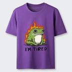 Vintage Japan Tired Frog Premium T-Shirt
