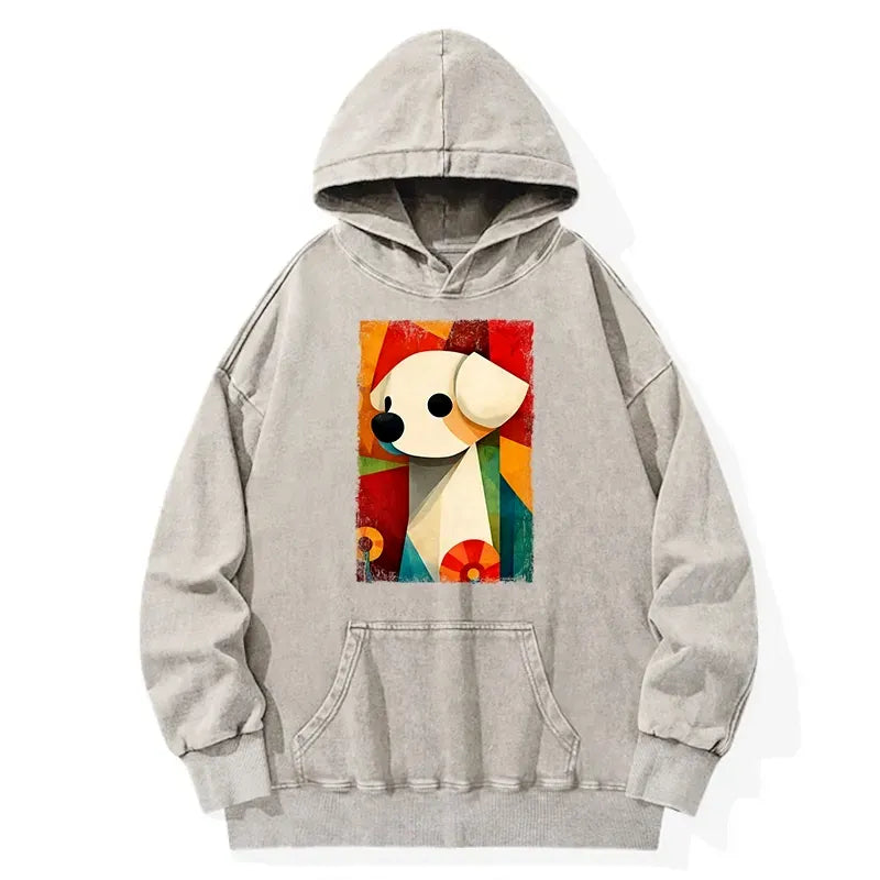 Abstract Puppy Art Hoodie Gift Idea