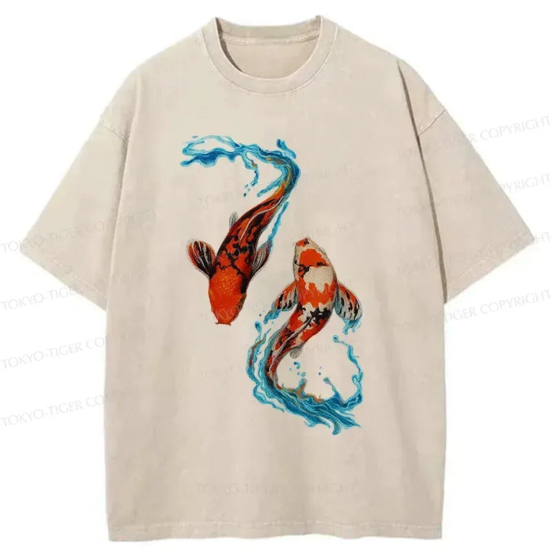 Unisex Japanese Koi T-Shirt Free Shipping