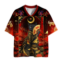 Ukiyo-e Cat Mesh Jersey Gift for Her