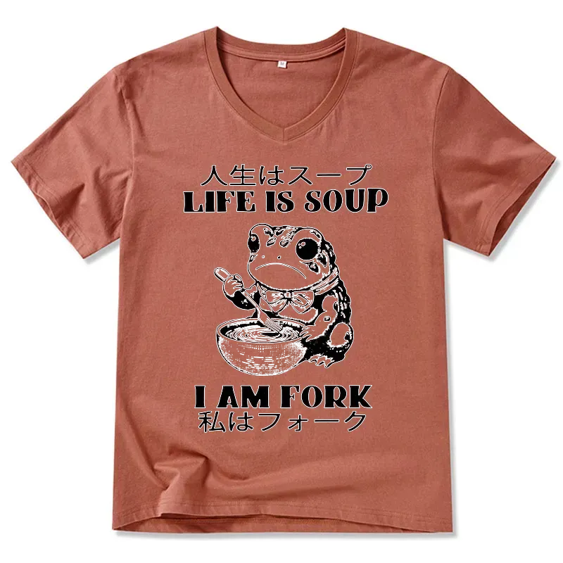 Kyoto-Lion Funny Meme V-Neck T-Shirt